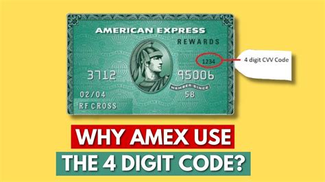 Why in the world does AMEX have a 3 digit code on the back of .